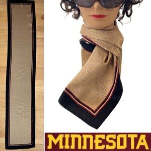 💛♥️U of M Silk Scarf | University of Minnesota | Maroon Gold Gophers Twin Cities